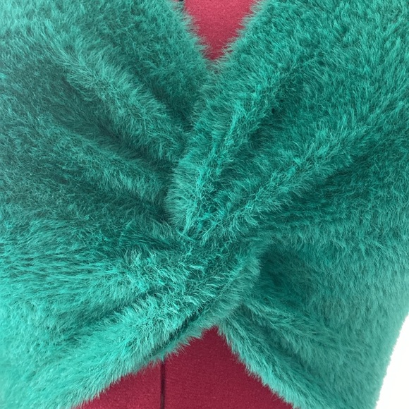 Aerie Super Soft Green Crop Sweater, Sz S New - Picture 2 of 5